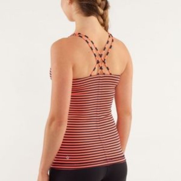 LULULEMON Free To Be Striped Cross Tank Top - Picture 2 of 11